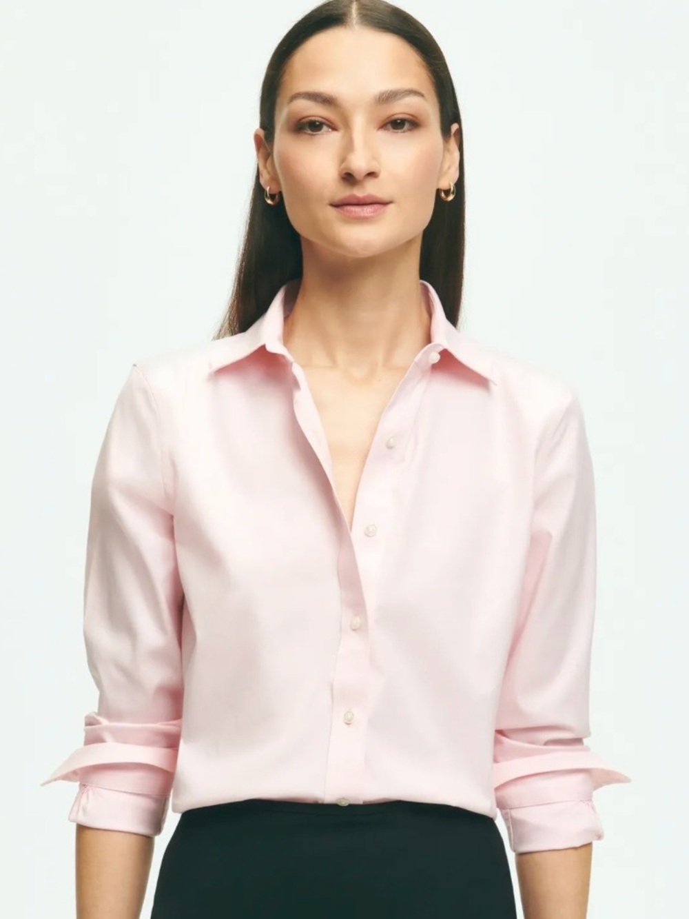 Brooks Brothers Pale Pink Women's Button-Down Shirt